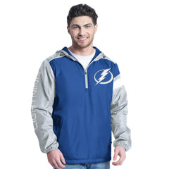 Tampa Bay Lightning G-III Sports by Carl Banks Lateral Half-Zip Hoodie Jacket