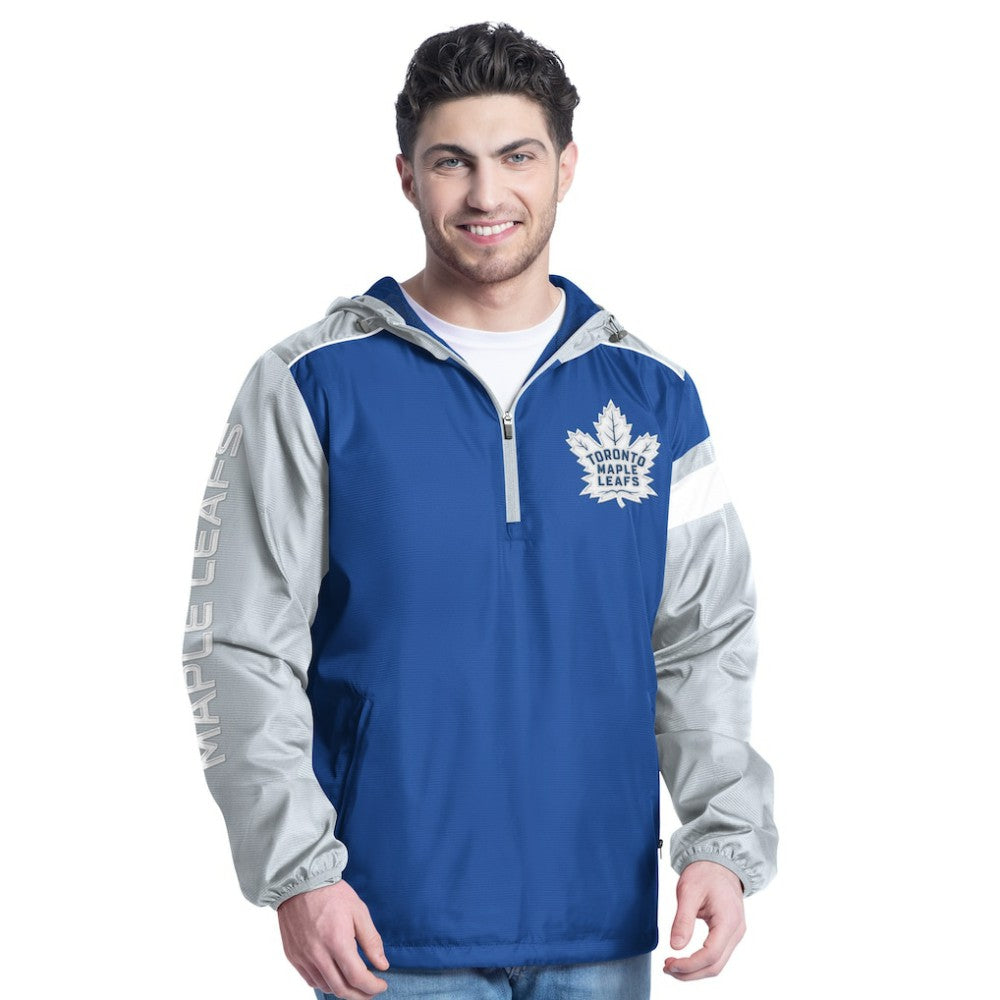 Toronto Maple Leafs G-III Sports by Carl Banks Lateral Half-Zip Hoodie Jacket