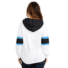 Utah Mammoth G-III 4Her by Carl Banks Women's Goal Zone Long Sleeve Lace-Up Hoodie T-Shirt