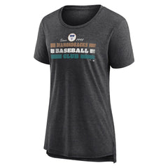 Arizona Diamondbacks Women's Power Swing Tri-Blend T-Shirt - Gray