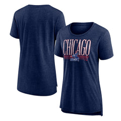 Chicago White Sox Women's Toppler Tri-Blend T-Shirt - Navy