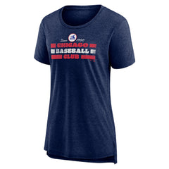 Chicago White Sox Women's Power Swing Tri-Blend T-Shirt - Navy