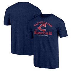 Cleveland Guardians Our Game Tri-Blend T-Shirt - Navy