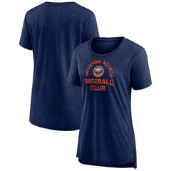 Houston Astros Women's Selected First Tri-Blend T-Shirt - Navy