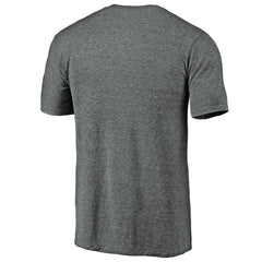 Milwaukee Brewers Weathered Official Logo Tri-Blend T-Shirt - Heather Gray