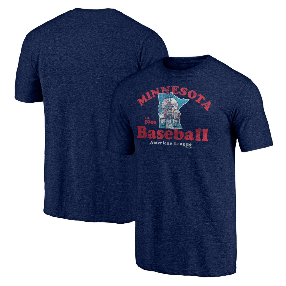 Minnesota Twins Our Game Tri-Blend T-Shirt - Navy