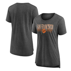 San Francisco Giants Women's Toppler Tri-Blend T-Shirt - Gray