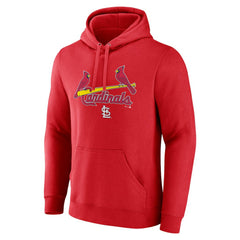 St. Louis Cardinals Series Sweep Pullover Hoodie - Red