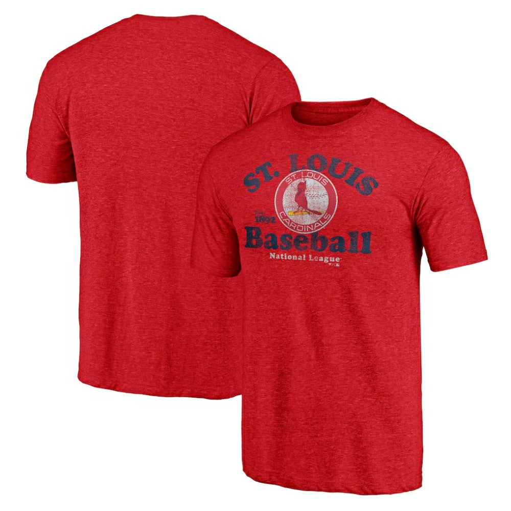 St. Louis Cardinals Our Game Tri-Blend T-Shirt - Red