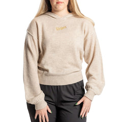 Los Angeles Dodgers Lusso Women's Beatriz Cashmere Pullover Hoodie - Natural