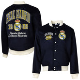 Real Madrid Sport Design Sweden Free Kick Wool Varsity Jacket / Soccer On sale