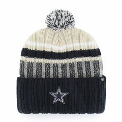 NFL Dallas Cowboys '47 Long Range Cuffed Knit Hat with Pom