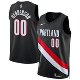Scoot Henderson Portland Trail Blazers Unisex Swingman Jersey - Icon Edition - Black | Nike for sale