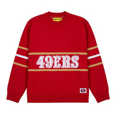 NFL San Francisco 49ers GOLF WANG Jacquard Pullover Sweater
