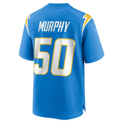 NFL Los Angeles Chargers Caleb Murphy Team Game Jersey