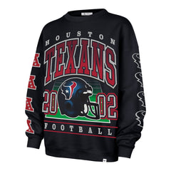 NFL Houston Texans '47 Women's Go Big Oversized Pullover Sweatshirt