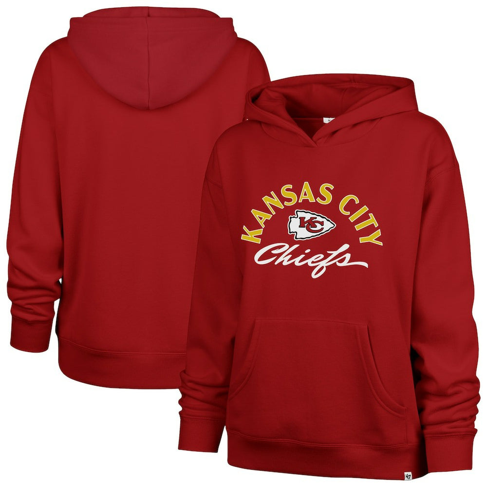 NFL Kansas City Chiefs '47 Women's Whirlwind Naomi Pullover Hoodie