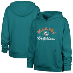NFL Miami Dolphins '47 Women's Whirlwind Naomi Pullover Hoodie