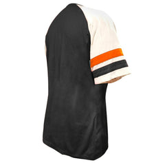 San Francisco Giants Profile Women's Arched Notch Neck T-Shirt - Black