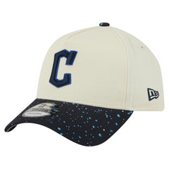 Cleveland Guardians Speckle A-Frame 9FORTY Adjustable Hat - Cream | New Era