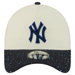 New York Yankees Speckle A-Frame 9FORTY Adjustable Hat - Cream | New Era