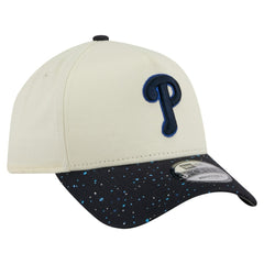 Philadelphia Phillies Speckle A-Frame 9FORTY Adjustable Hat - Cream | New Era