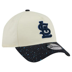 St. Louis Cardinals Speckle A-Frame 9FORTY Adjustable Hat - Cream | New Era