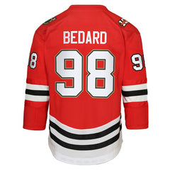 Connor Bedard Chicago Blackhawks Youth Home Centennial Premier Jersey