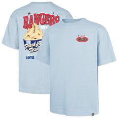 Texas Rangers Ice Cream Parlor Foundation T-Shirt - Light Blue | 47 brand