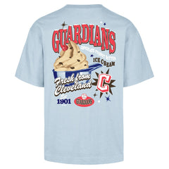 Cleveland Guardians Ice Cream Parlor Foundation T-Shirt - Light Blue | 47 brand