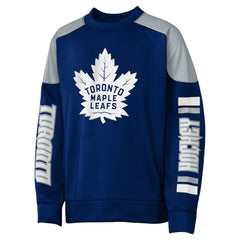 Auston Matthews Toronto Maple Leafs Outerstuff Youth Best Defense Name & Number Crewneck Sweatshirt