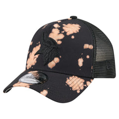 NFL Minnesota Vikings Bleached A-Frame 9FORTY Trucker Adjustable Hat