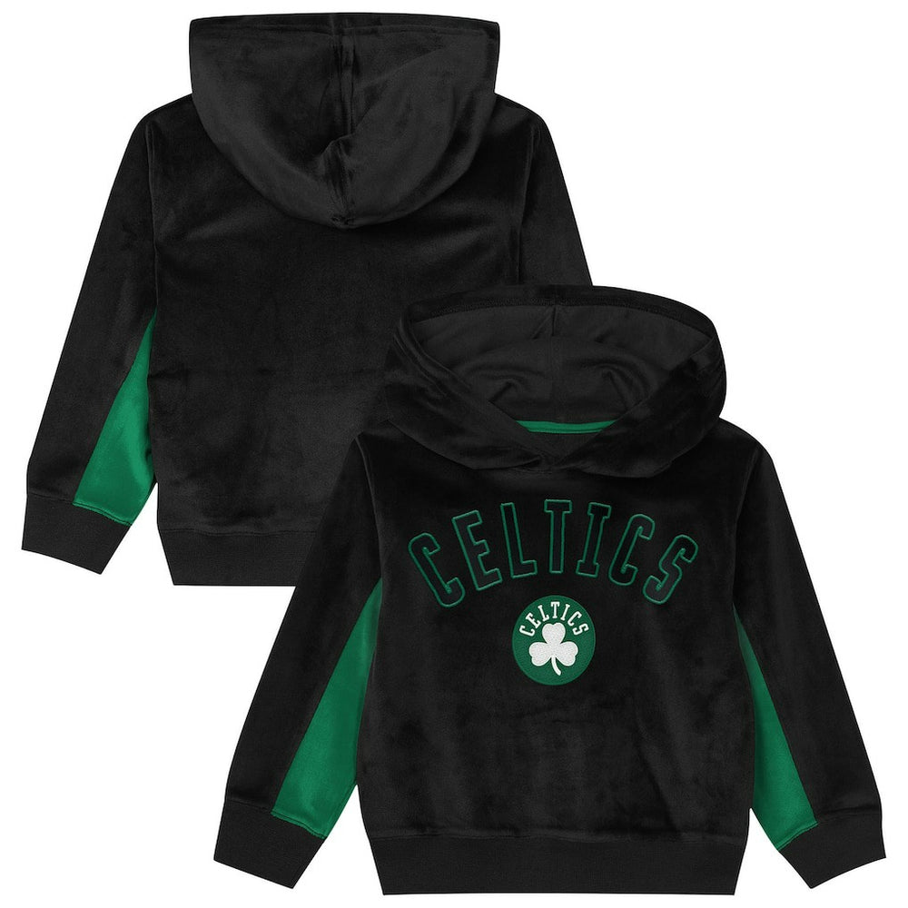Boston Celtics Outerstuff Preschool Velour Hoodie - Black for sale