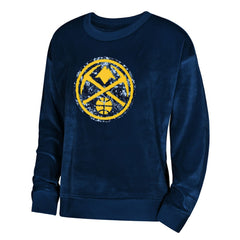 Denver Nuggets Outerstuff Youth Girls Step Back Sweatshirt sale - Navy online