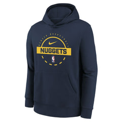 Denver Nuggets Youth 2025/26 Club Fleece Practice Hoodie sale - Navy | Nike for sale