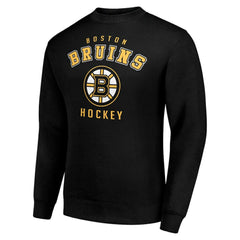 Boston Bruins Men's Starter Team Logo Fleece Pullover Sweatshirt