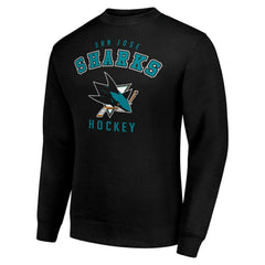 San Jose Sharks Men's Starter Team Logo Fleece Pullover Sweatshirt