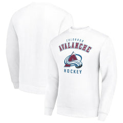 Colorado Avalanche Men's Starter Team Logo Fleece Pullover Sweatshirt