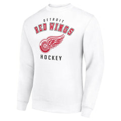 Detroit Red Wings Men's Starter Team Logo Fleece Pullover Sweatshirt