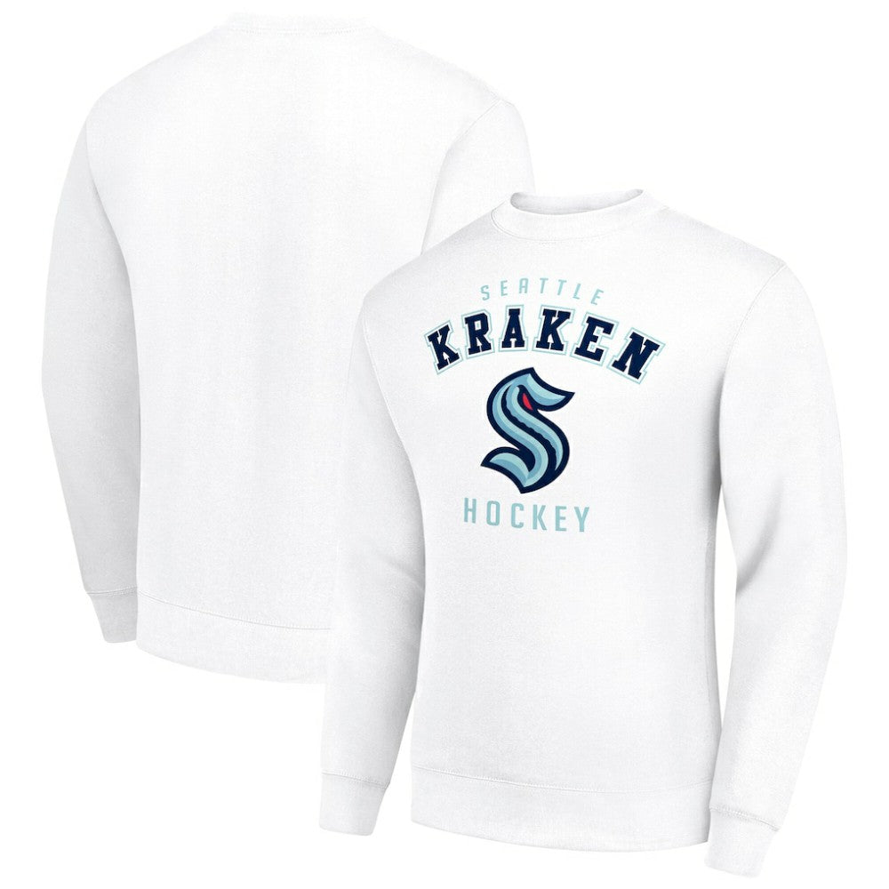 Seattle Kraken Men's Starter Team Logo Fleece Pullover Sweatshirt