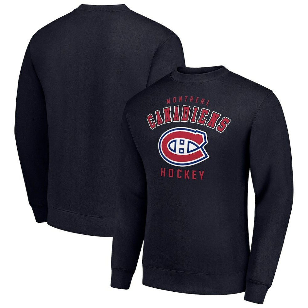 Montreal Canadiens Men's Starter Team Logo Fleece Pullover Sweatshirt