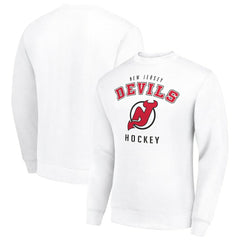 New Jersey Devils Men's Starter Team Logo Fleece Pullover Sweatshirt