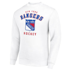New York Rangers Men's Starter Team Logo Fleece Pullover Sweatshirt