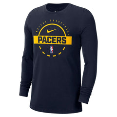 Indiana Pacers Authentic Long Sleeve Practice T-Shirt - Navy | Nike for sale