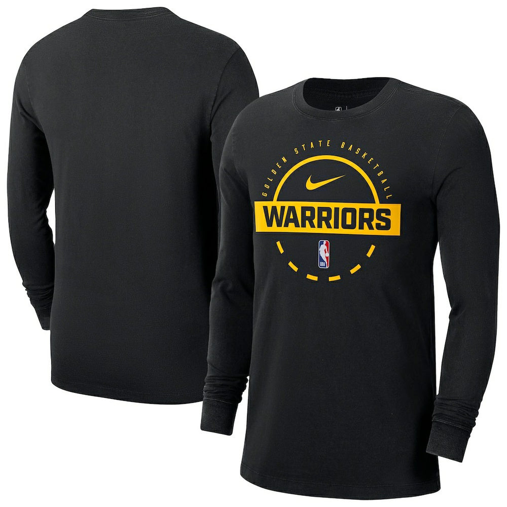 Golden State Warriors Authentic Long Sleeve Practice T-Shirt sale - Black | Nike discount