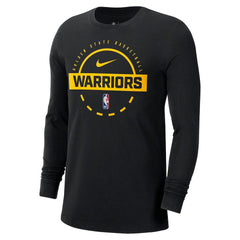 Golden State Warriors Authentic Long Sleeve Practice T-Shirt sale - Black | Nike discount