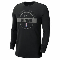 Sacramento Kings Authentic Long Sleeve Practice T-Shirt - Black | Nike discount