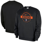 New York Knicks 2025/26 Authentic Practice Club Sweatshirt - Black | Nike sale