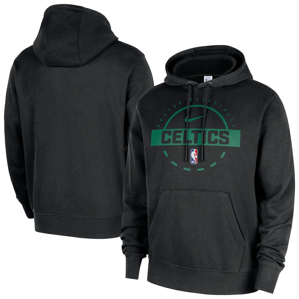 Boston Celtics 2025/26 Authentic Practice Club Pullover Hoodie - Black | Nike on sale