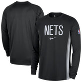 Brooklyn Nets 2025/26 Authentic Pre-Game Legend Dri-FIT Long Sleeve Shooting Shirt - Black | Nike shop